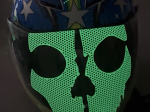 Ghosts Skull Helmet Wrap